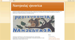 Desktop Screenshot of namjestaj-vjeverica.com